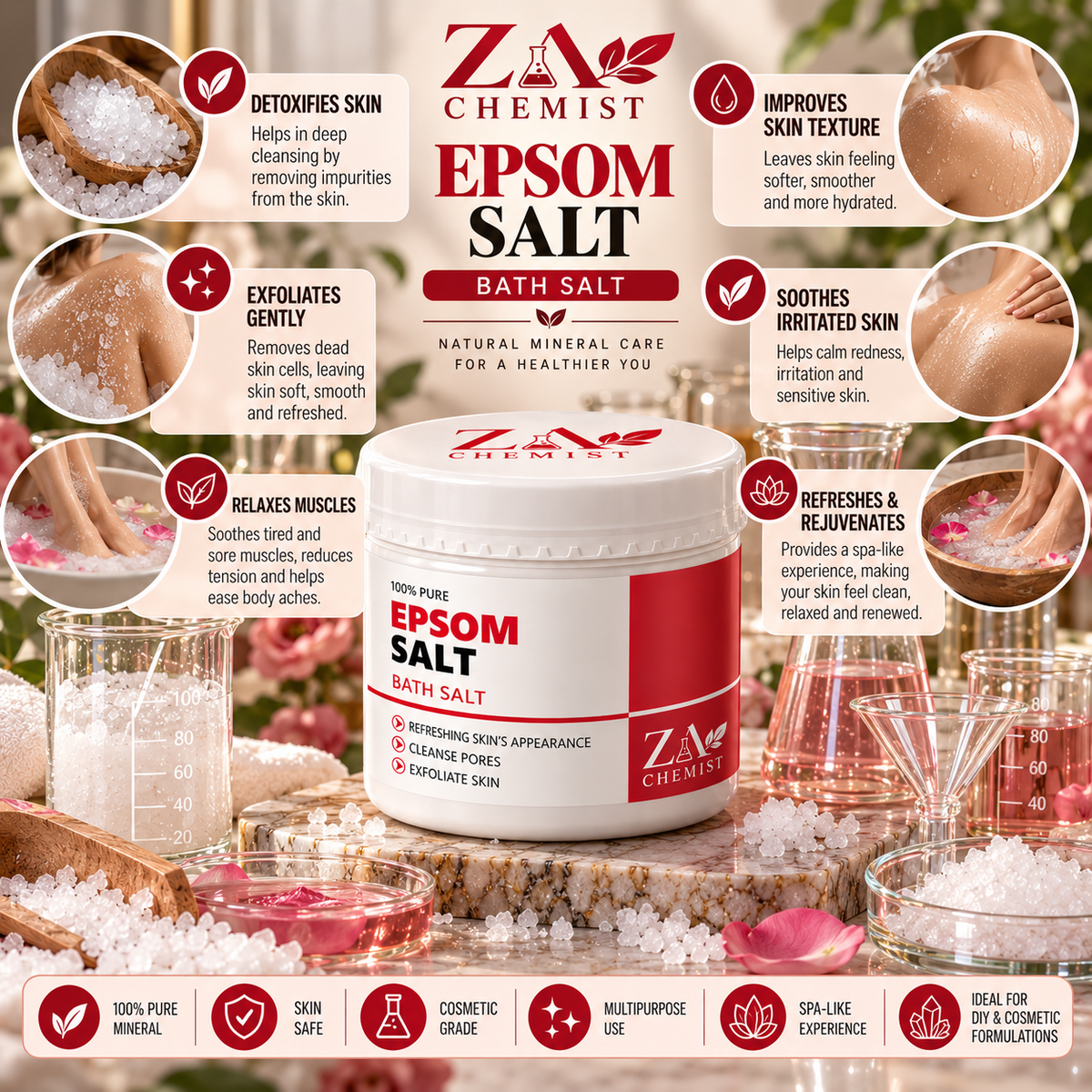 Epsom Salt – 100% Pure | ZA Chemist