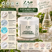 ZA Chemist Vitamin B5 (D-Panthenol) – Cosmetic Grade