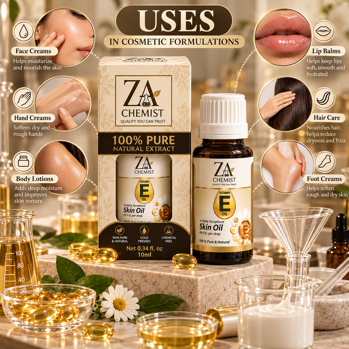 ZA Chemist Vitamin E Oil – d-Alpha Tocopherol