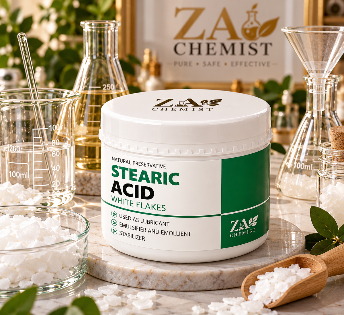 Stearic Acid – Cosmetic Grade | ZA Chemist