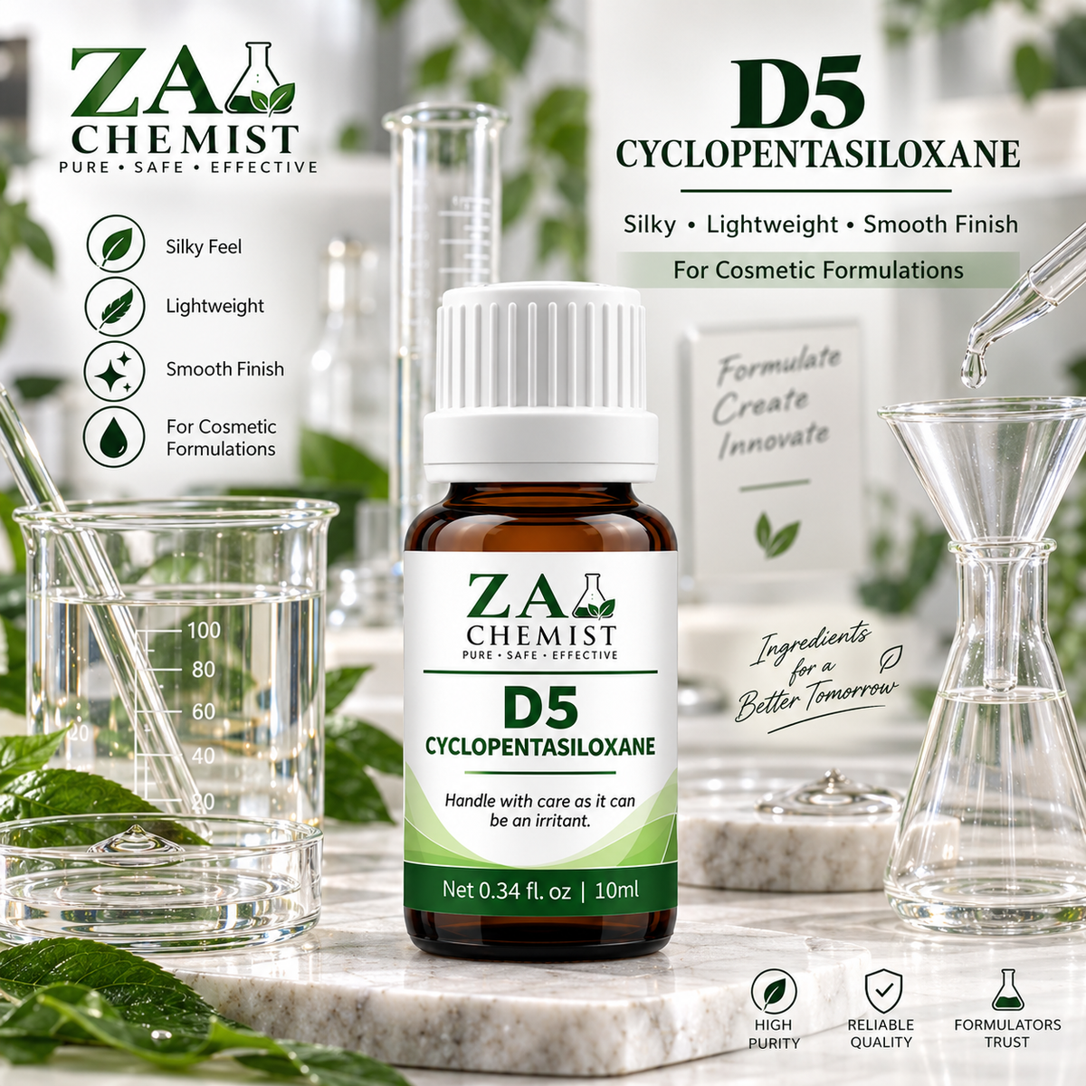 D5 Cyclopentasiloxane – Cosmetic Grade ZA Chemist