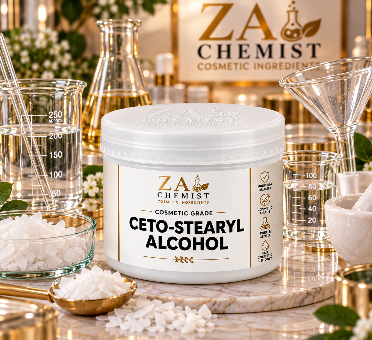 ZA Chemist Ceto-Stearyl Alcohol – Cosmetic Grade