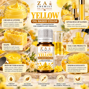 ZA CHEMIST – Yellow Oil Based Color Cosmetic Grade