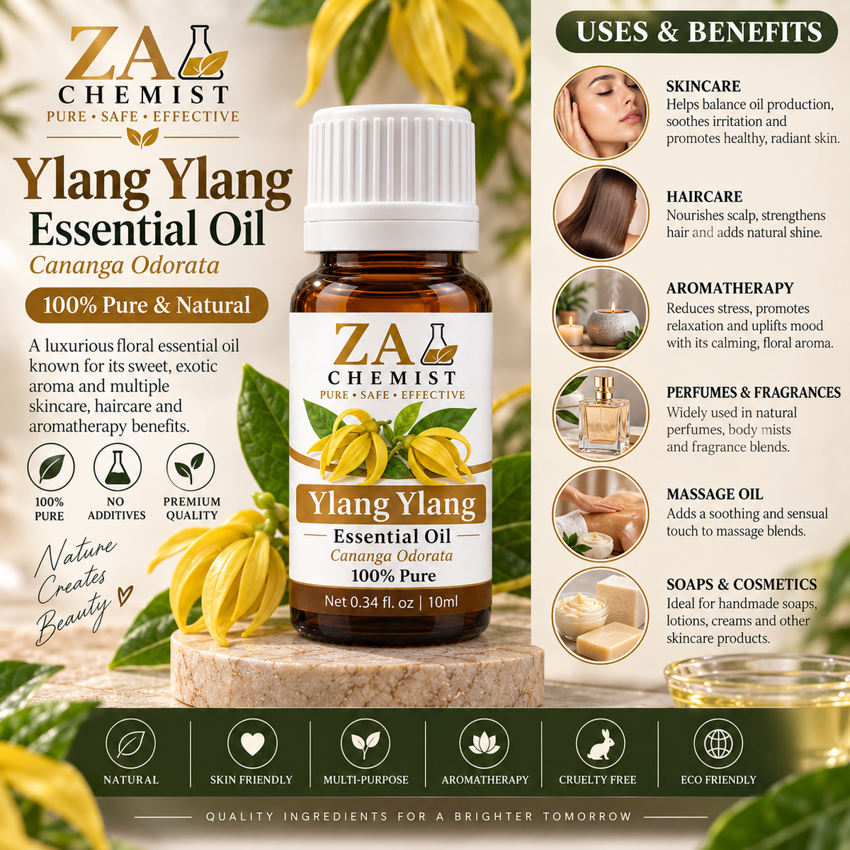 ZA Chemist Ylang Ylang Essential Oil