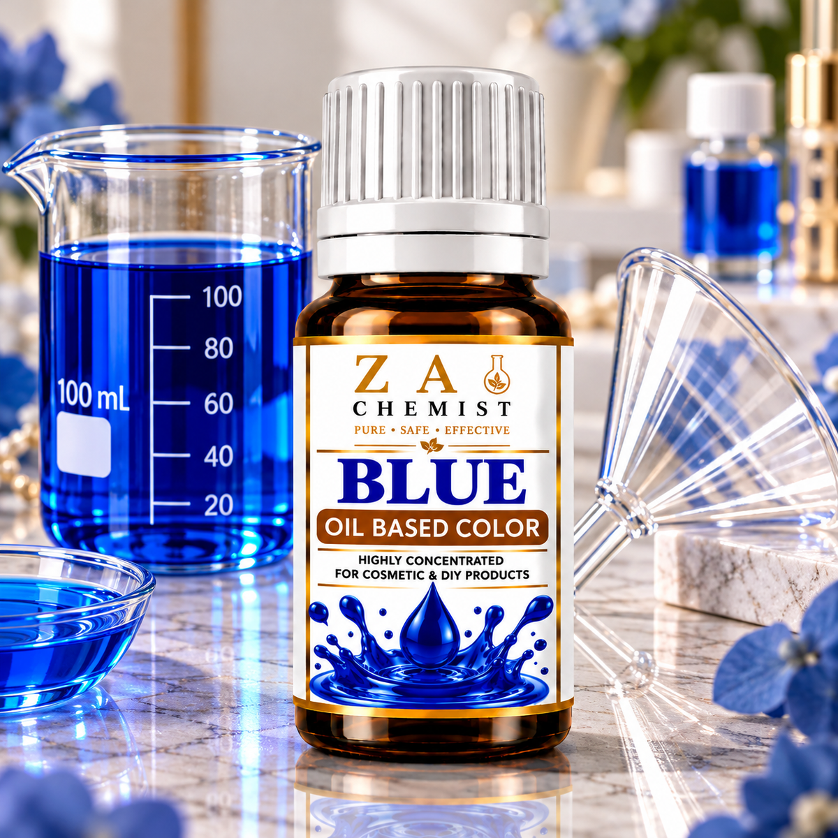 ZA CHEMIST – Blue Oil Based Color Cosmetic Grade