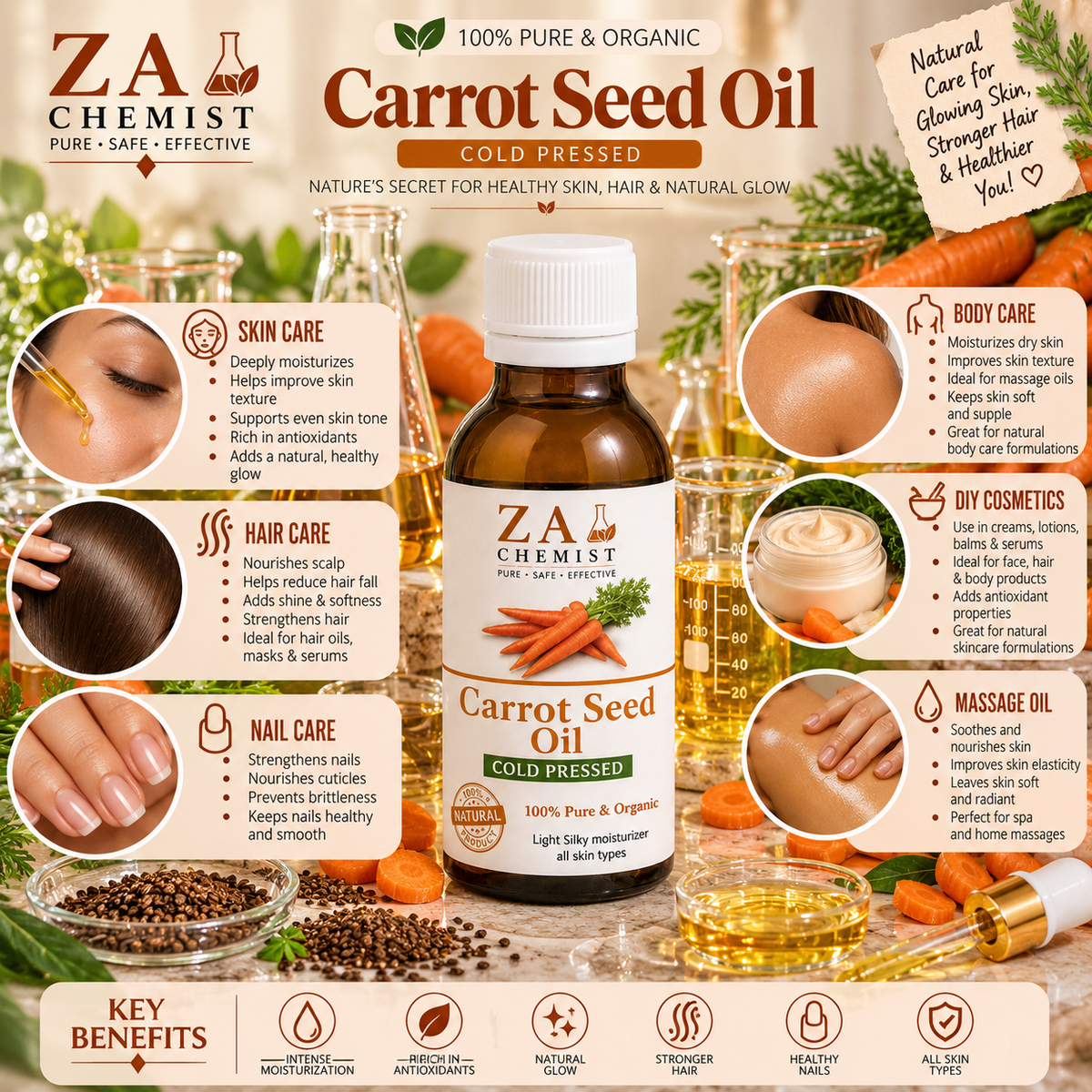 ZA CHEMIST Carrot Seed Oil