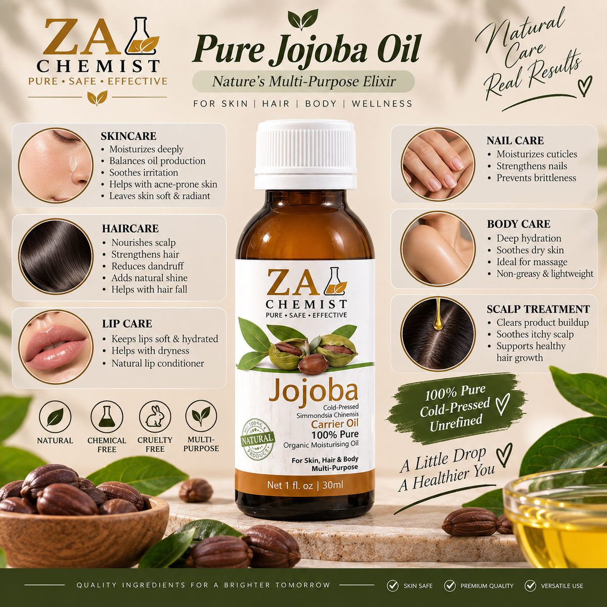 ZA Chemist Jojoba Carrier Oil