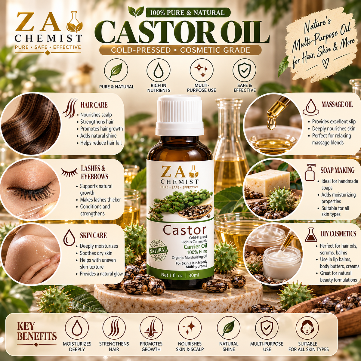 Castor Carrier Oil – ZA Chemist