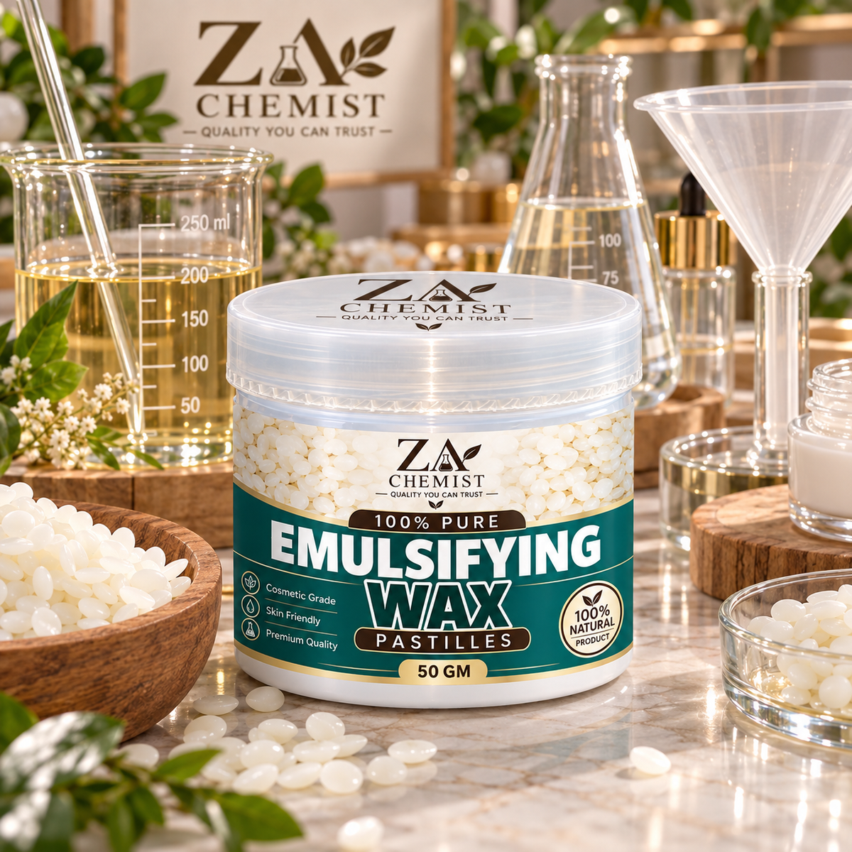 Emulsifying Wax – Cosmetic Grade | ZA Chemist