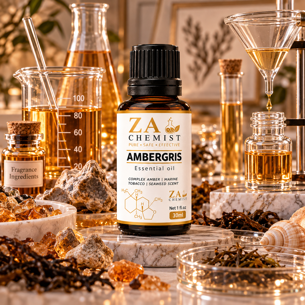 ZA CHEMIST Ambergris Essential Oil