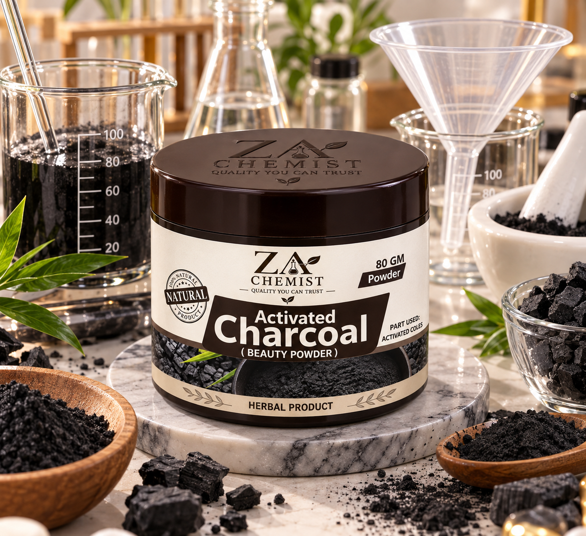Activated Charcoal Powder – Beauty Grade | ZA Chemist