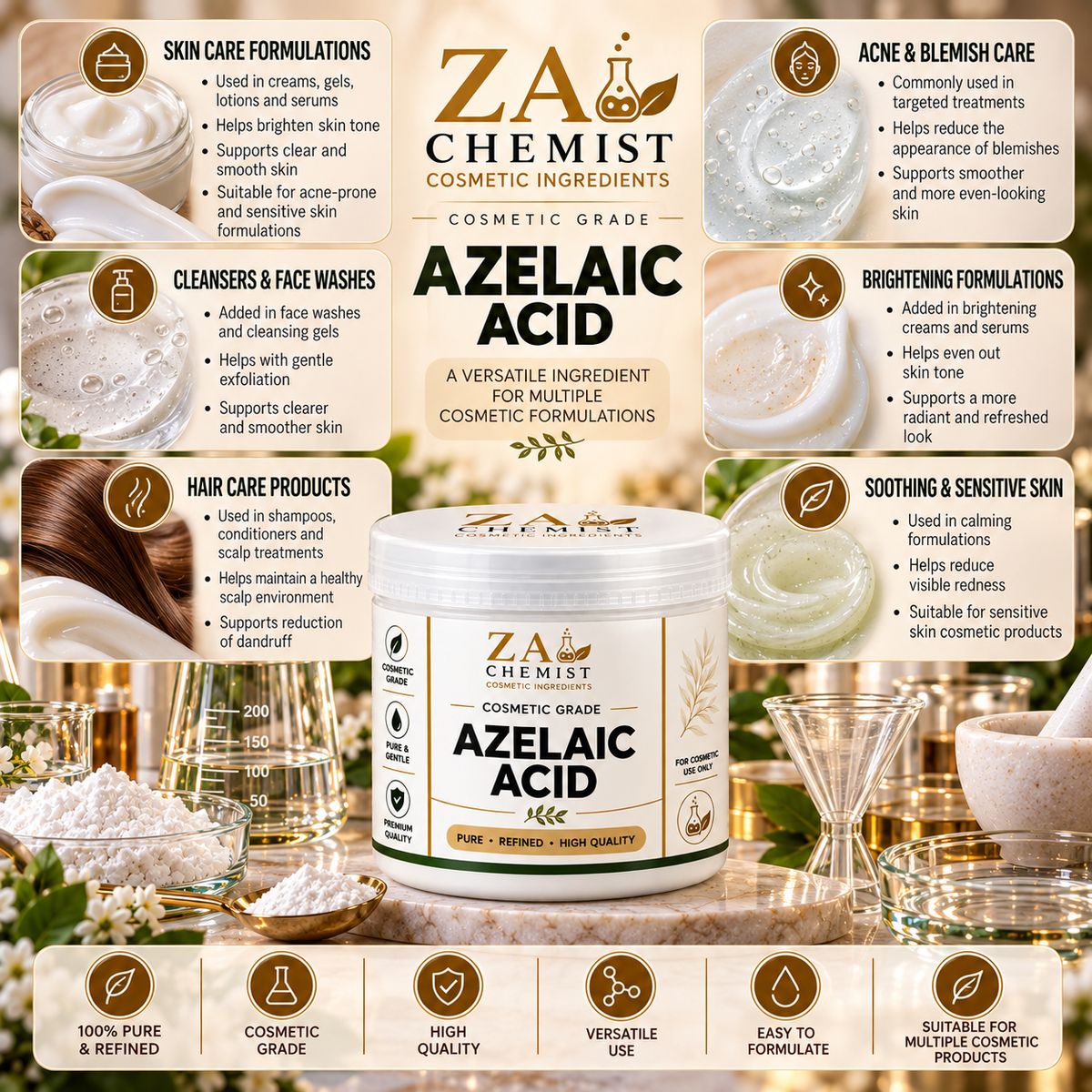 ZA Chemist Azelaic Acid – Cosmetic Grade