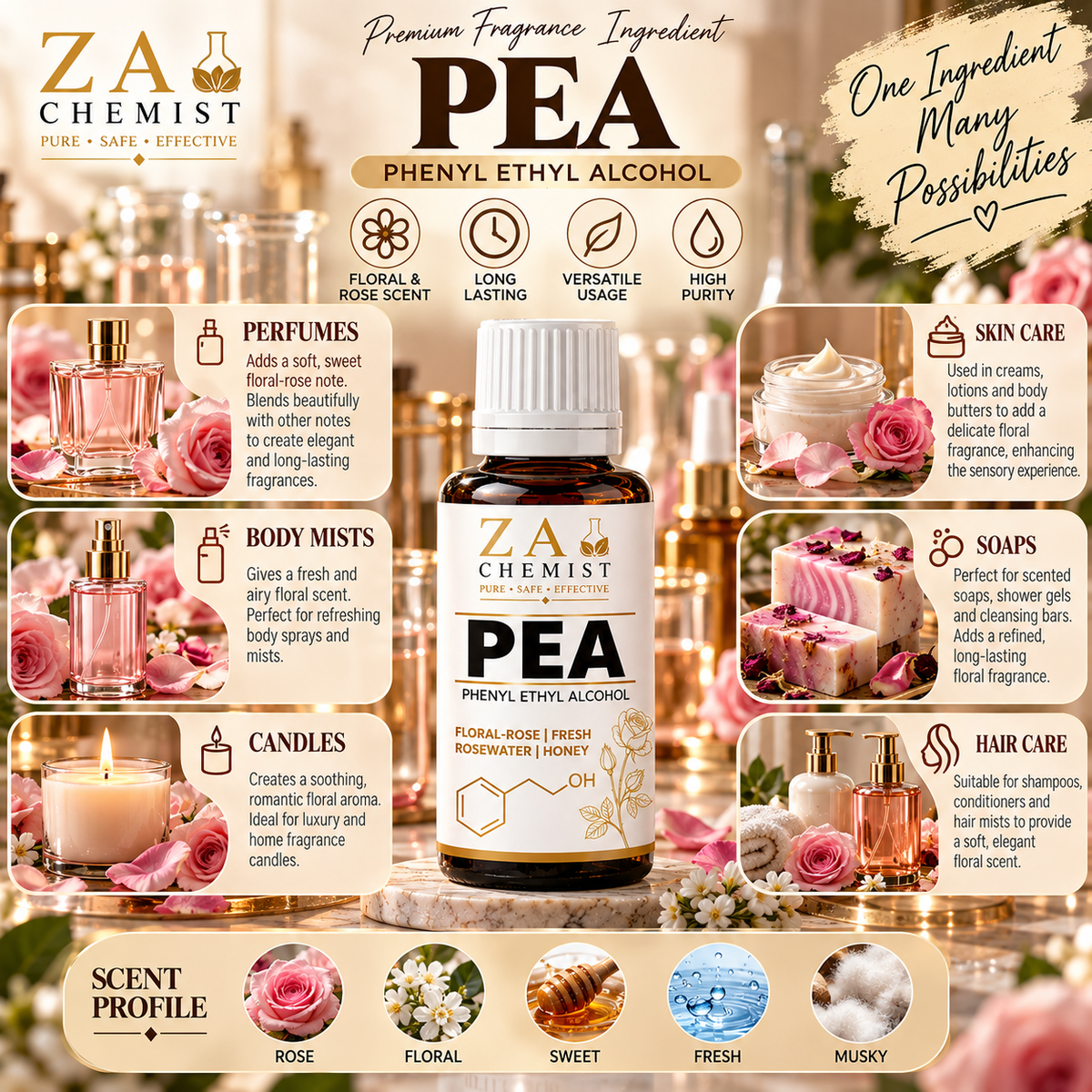 ZA Chemist PEA – Phenyl Ethyl Alcohol