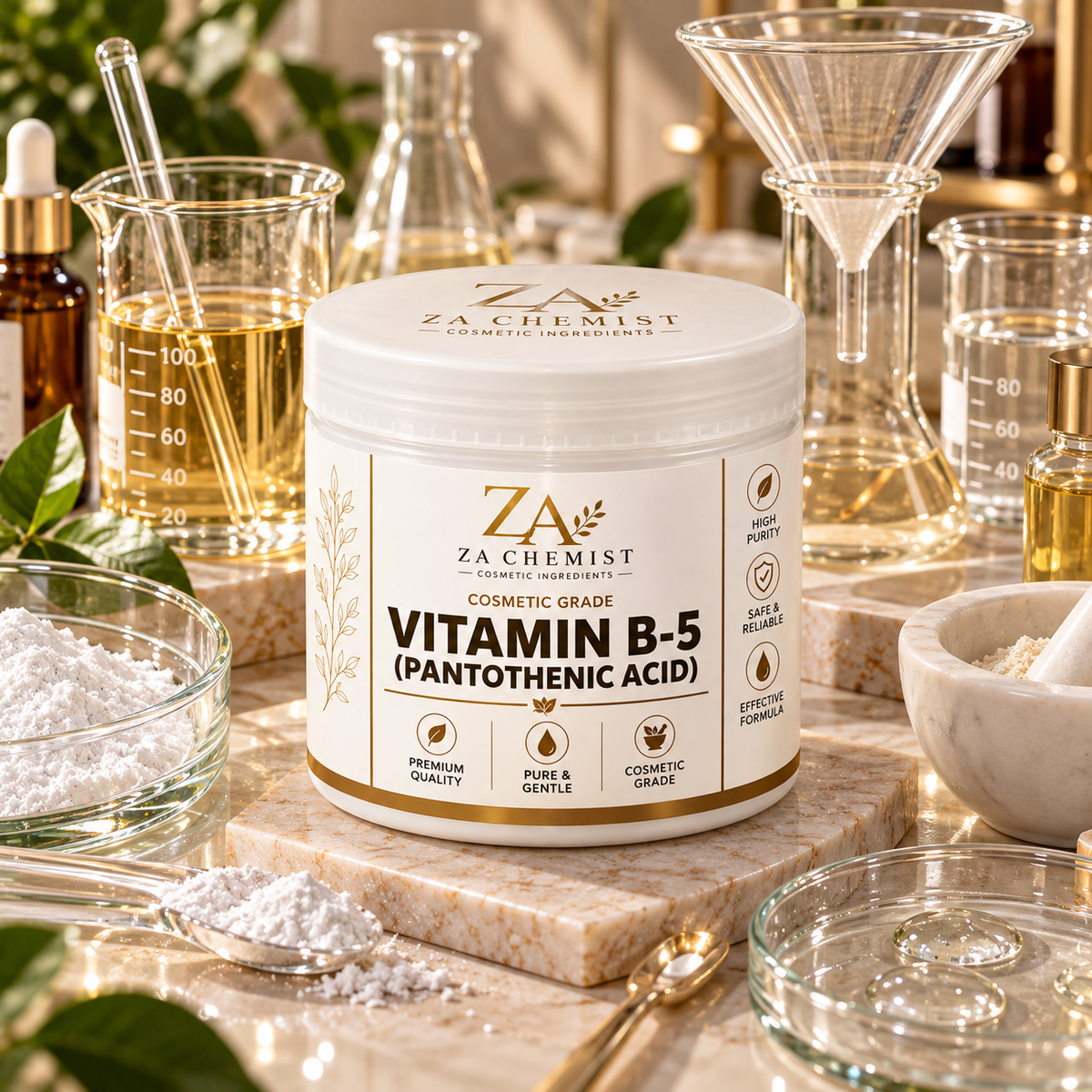 ZA Chemist Vitamin B5 (Pantothenic Acid) – Cosmetic Grade
