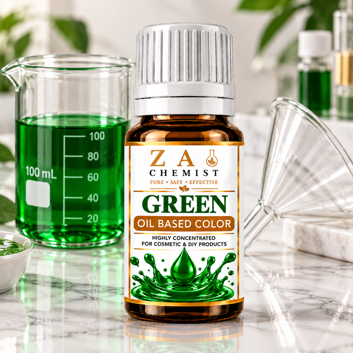 ZA CHEMIST – Green Oil Based Color Cosmetic Grade