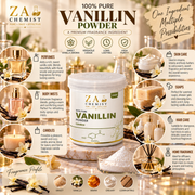 ZA Chemist Vanillin Powder – Premium Fragrance Ingredient
