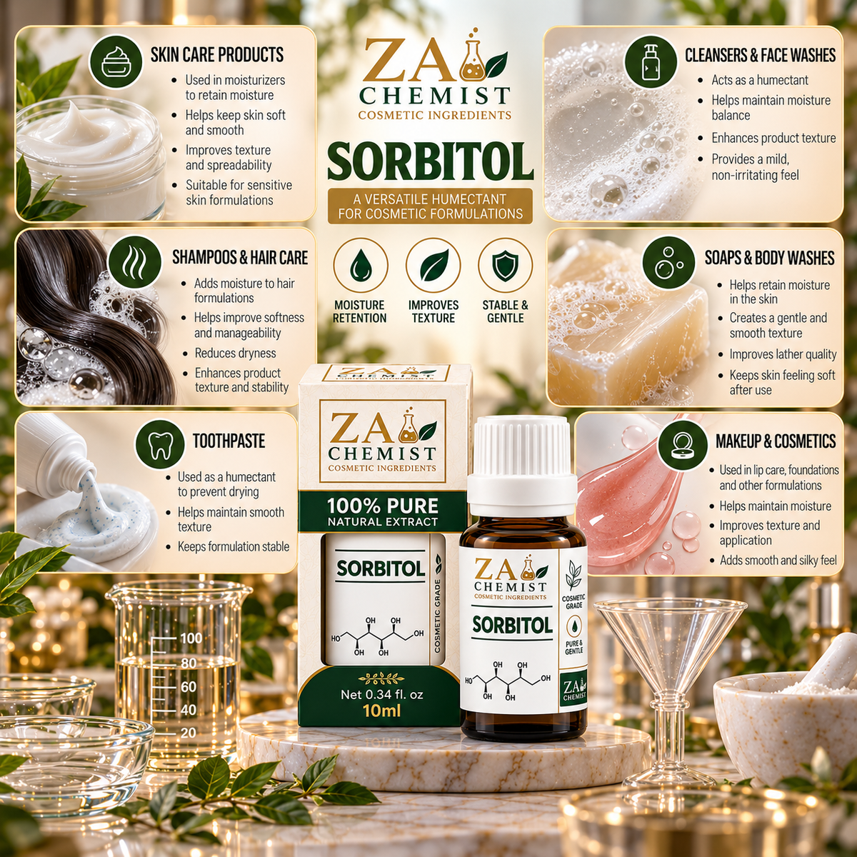 ZA Chemist Sorbitol – Cosmetic Grade