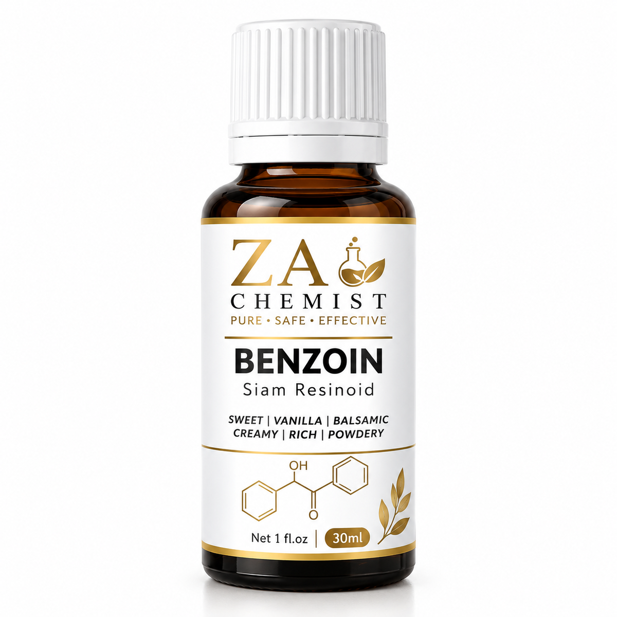 ZA Chemist Benzoin Siam Resinoid – Premium Fragrance Fixative