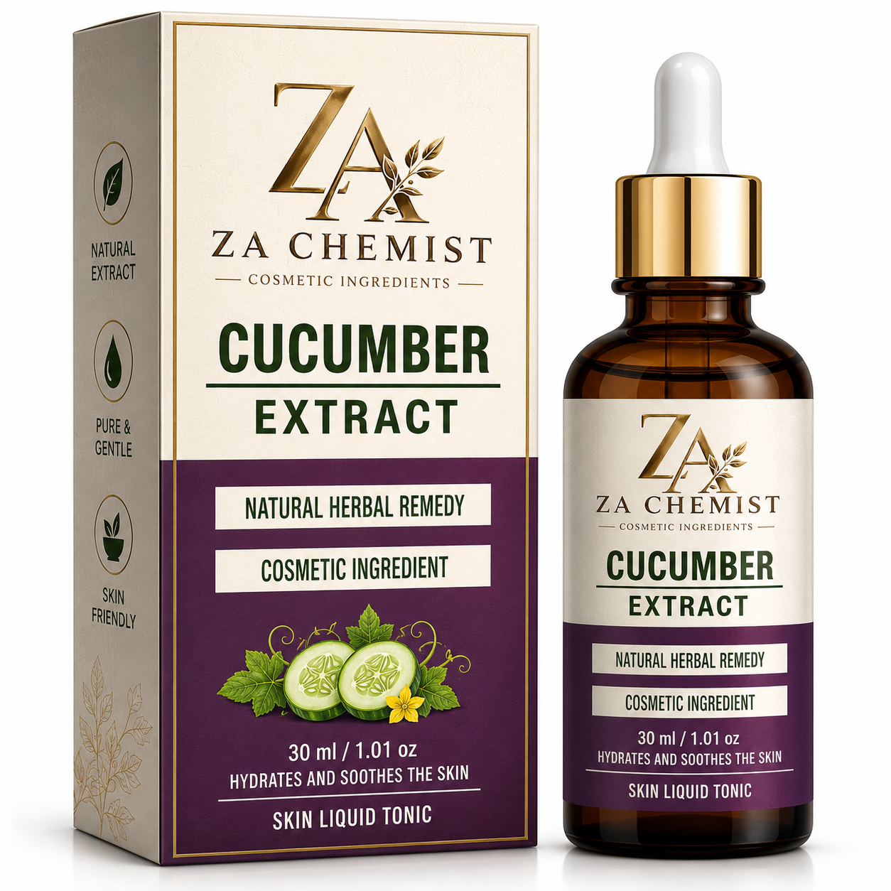 ZA Chemist Cucumber Extract – Cosmetic Grade