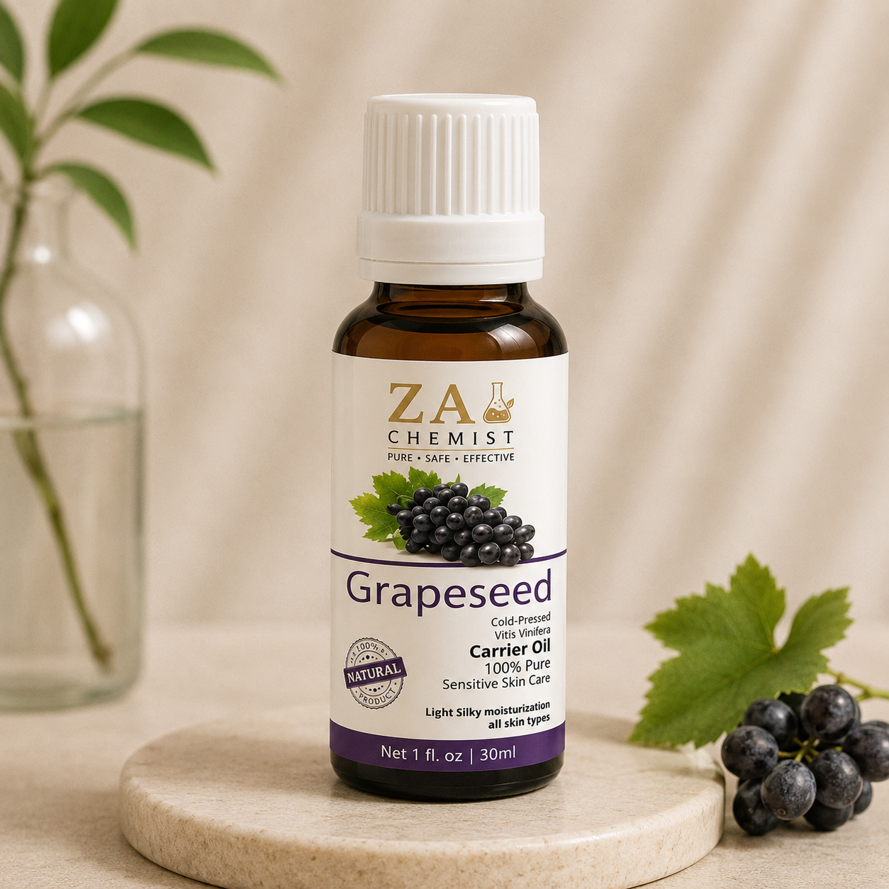 ZA CHEMIST Grapeseed Carrier Oil