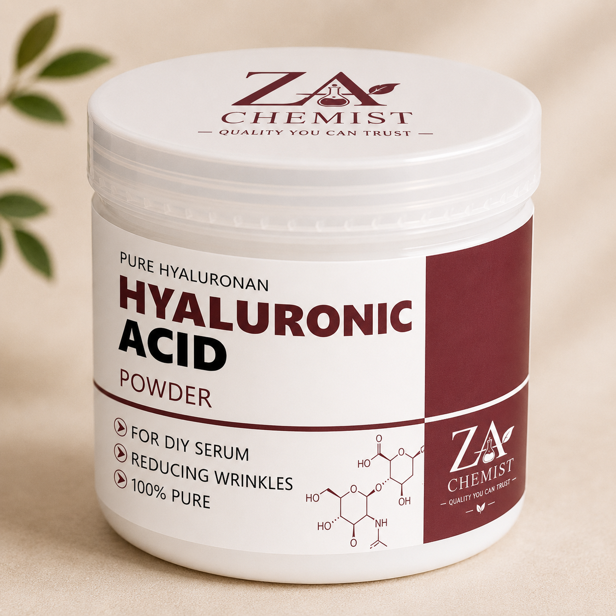 ZA Chemist Hyaluronic Acid Powder – Cosmetic Grade