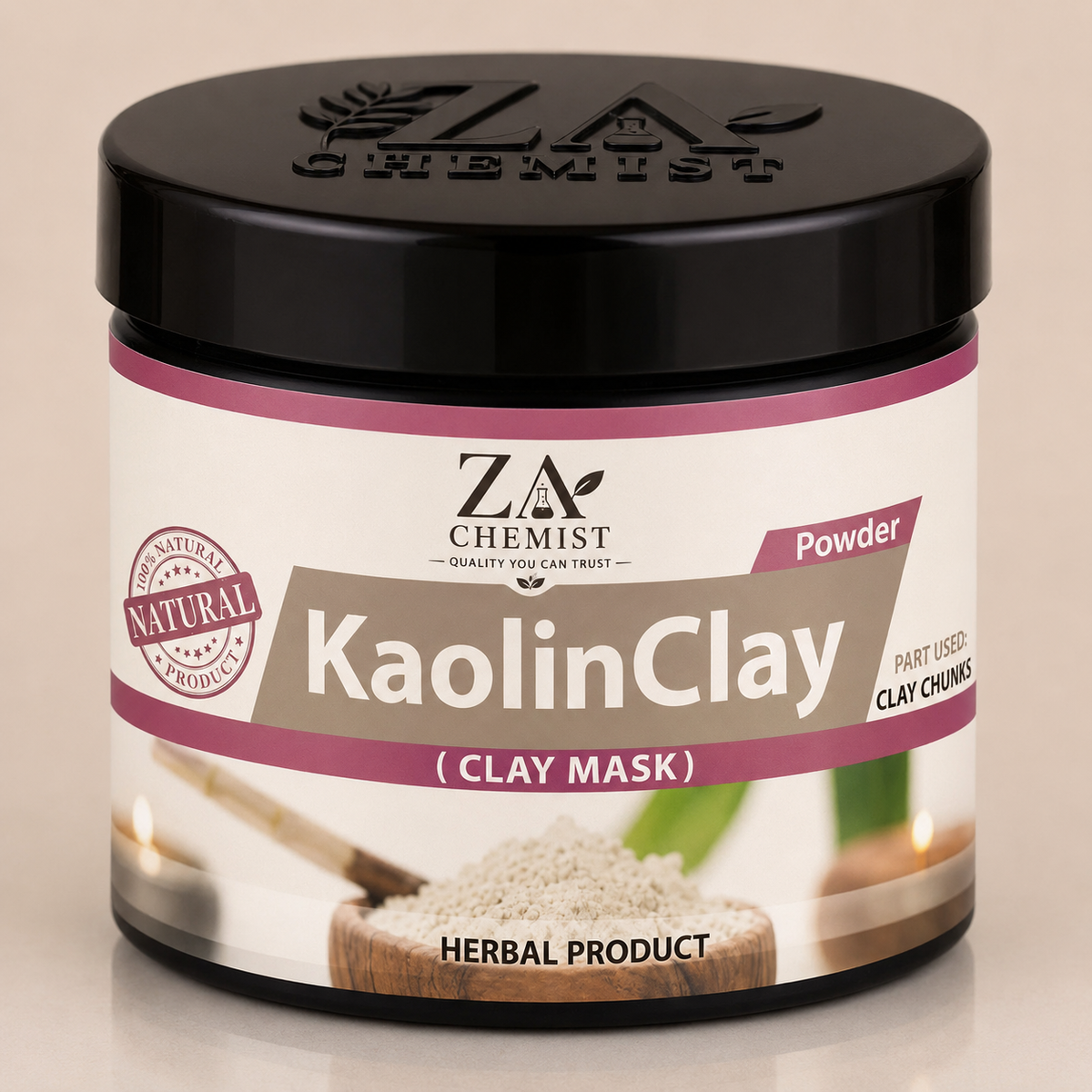 Kaolin Clay Powder – Cosmetic Grade | ZA Chemist