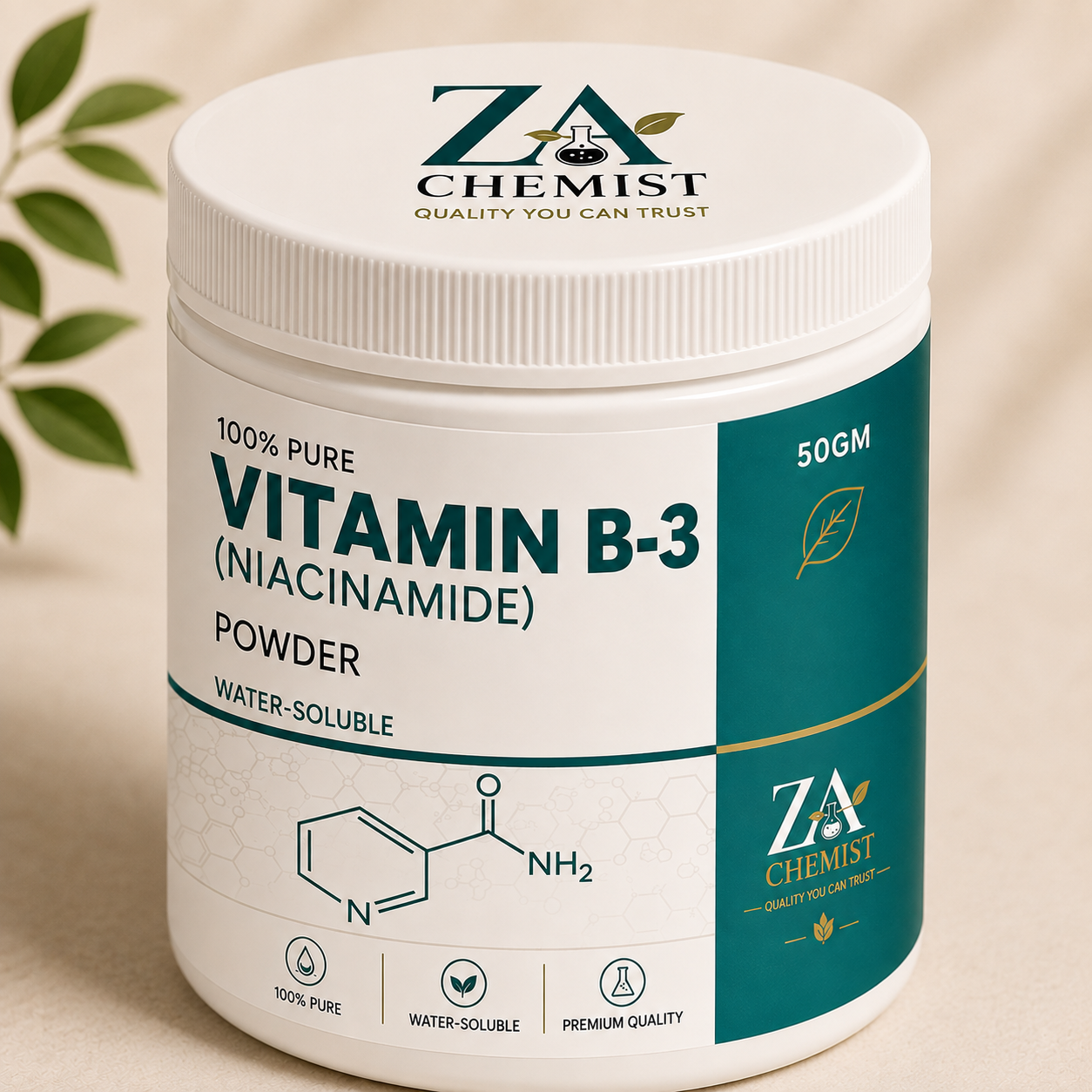 Vitamin B3 (Niacinamide) Powder – 100g | ZA Chemist