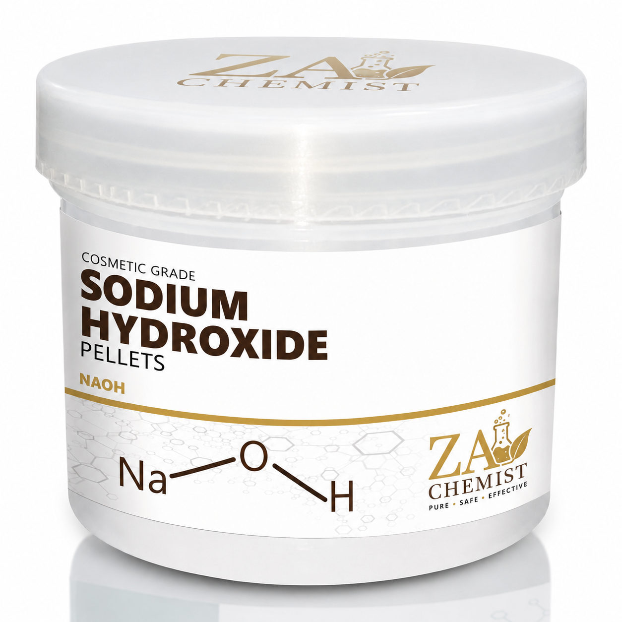 Sodium Hydroxide (NaOH) Pellets – Cosmetic Grade | ZA Chemist