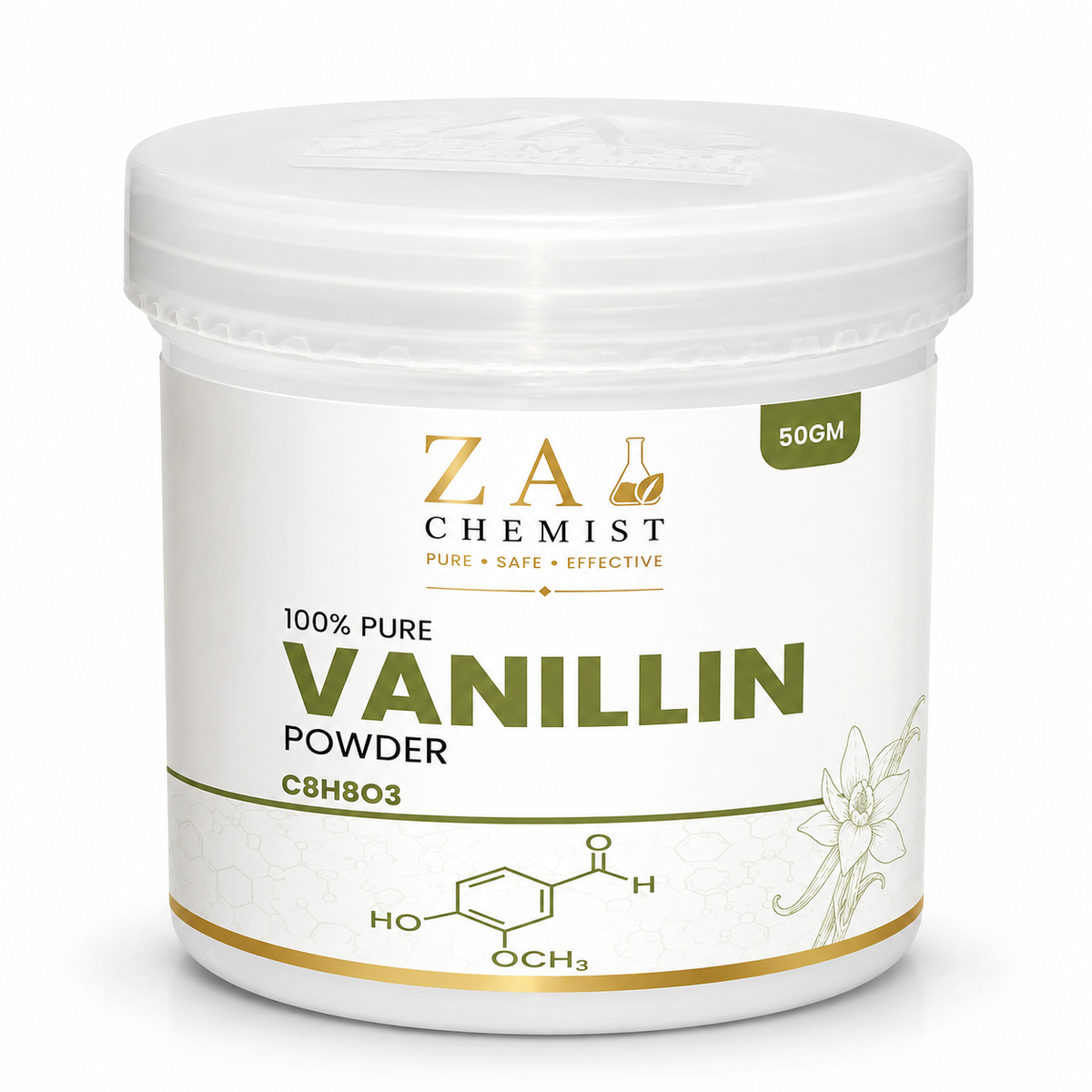 ZA Chemist Vanillin Powder – Premium Fragrance Ingredient