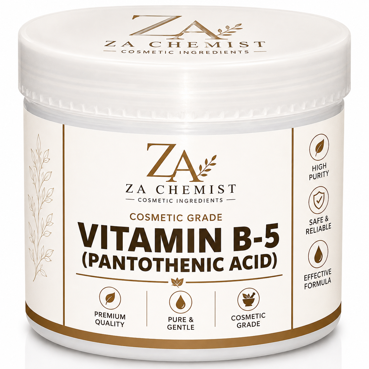 ZA Chemist Vitamin B5 (Pantothenic Acid) – Cosmetic Grade