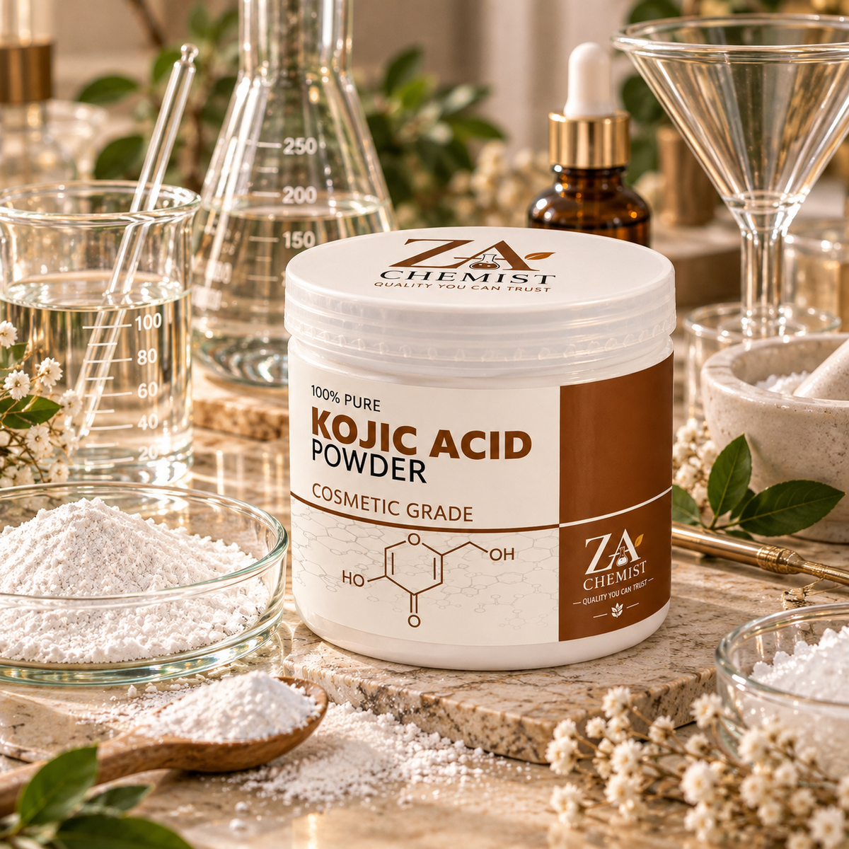 ZA Chemist Kojic Acid Powder – Cosmetic Grade