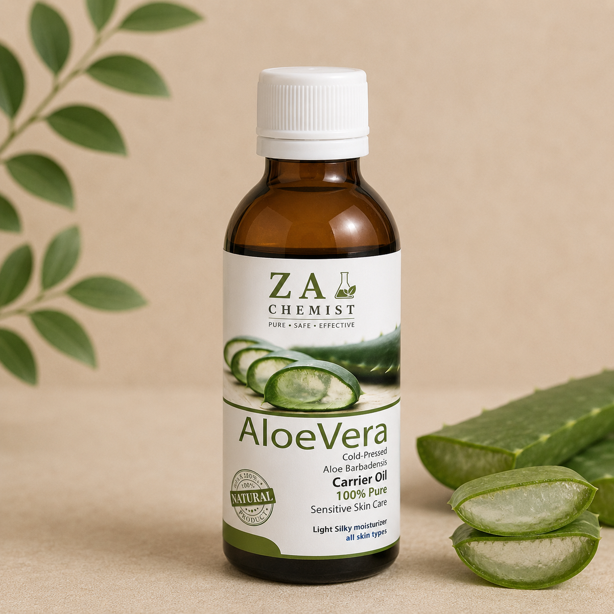 ZA CHEMIST Aloe Vera Carrier Oil