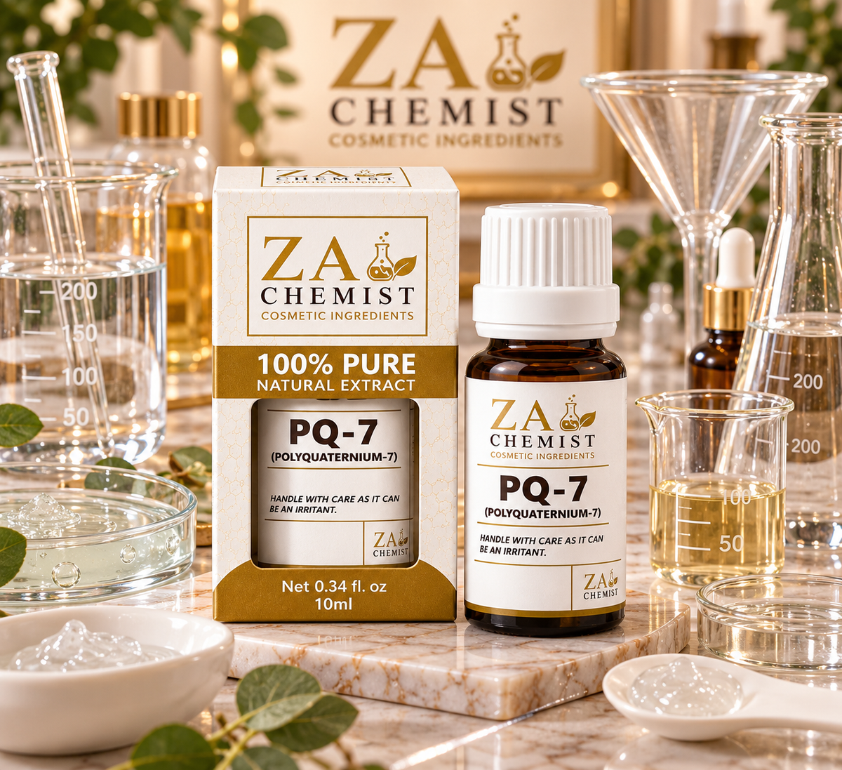ZA Chemist PQ-7 (Polyquaternium-7) – Cosmetic Grade
