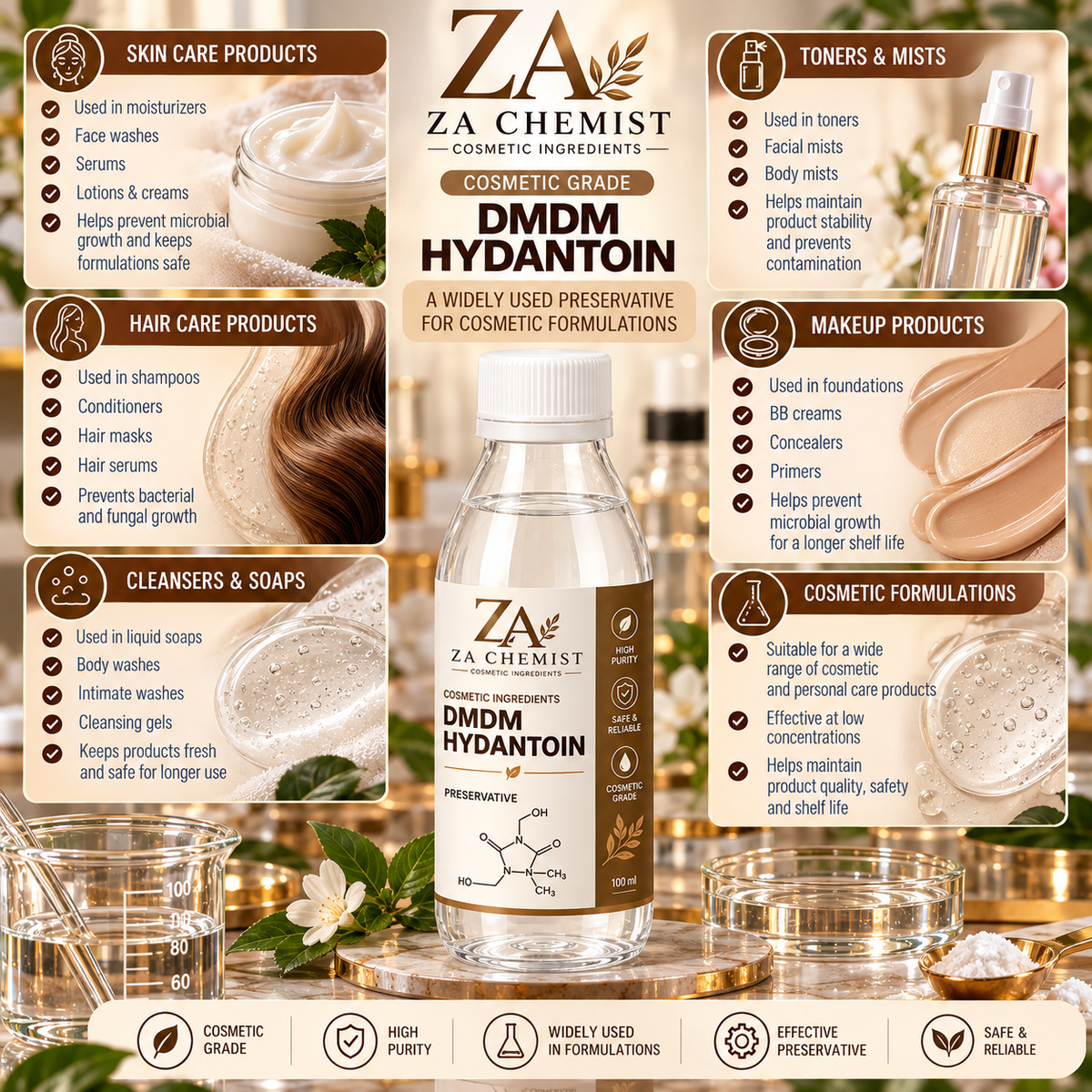 ZA Chemist DMDM Hydantoin – Cosmetic Preservative