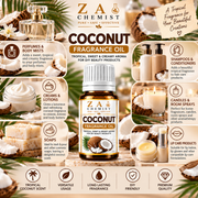 ZA Chemist Coconut Fragrance Oil Cosmetic Grade