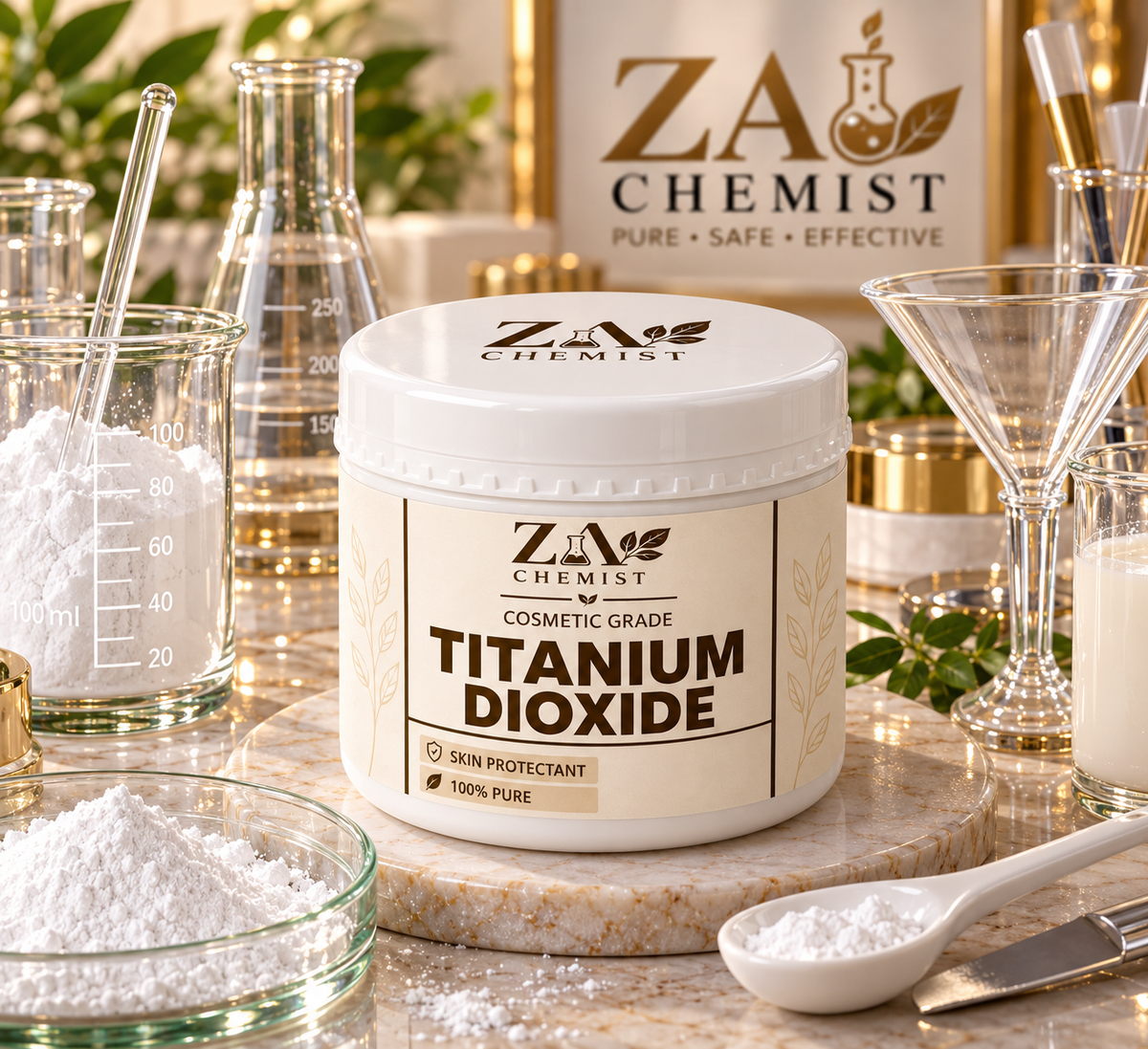 Titanium Dioxide – Cosmetic Grade | ZA Chemist