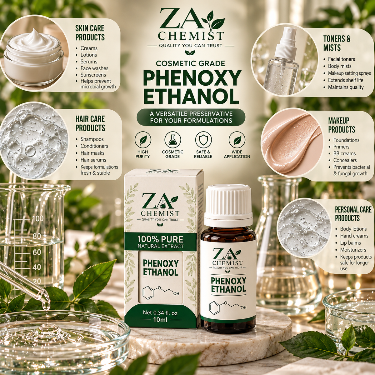 ZA Chemist Phenoxyethanol – Cosmetic Preservative