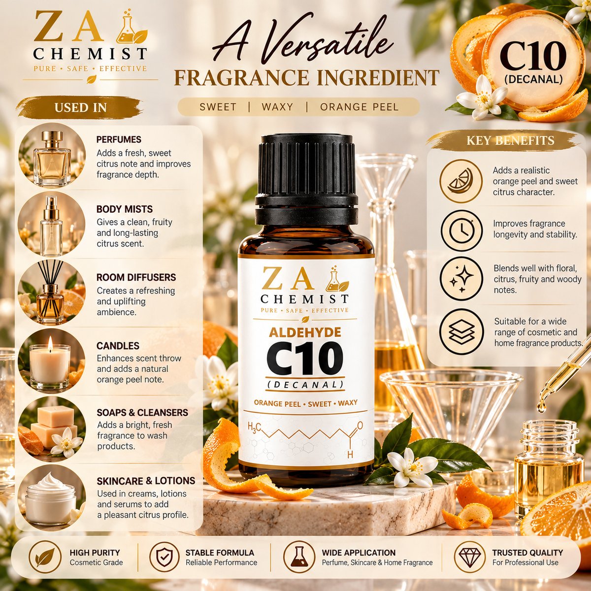 ZA CHEMIST Aldehyde C10 (Decanal)