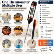 Digital Probe Thermometer – Stainless Steel Sensor ZA Chemist