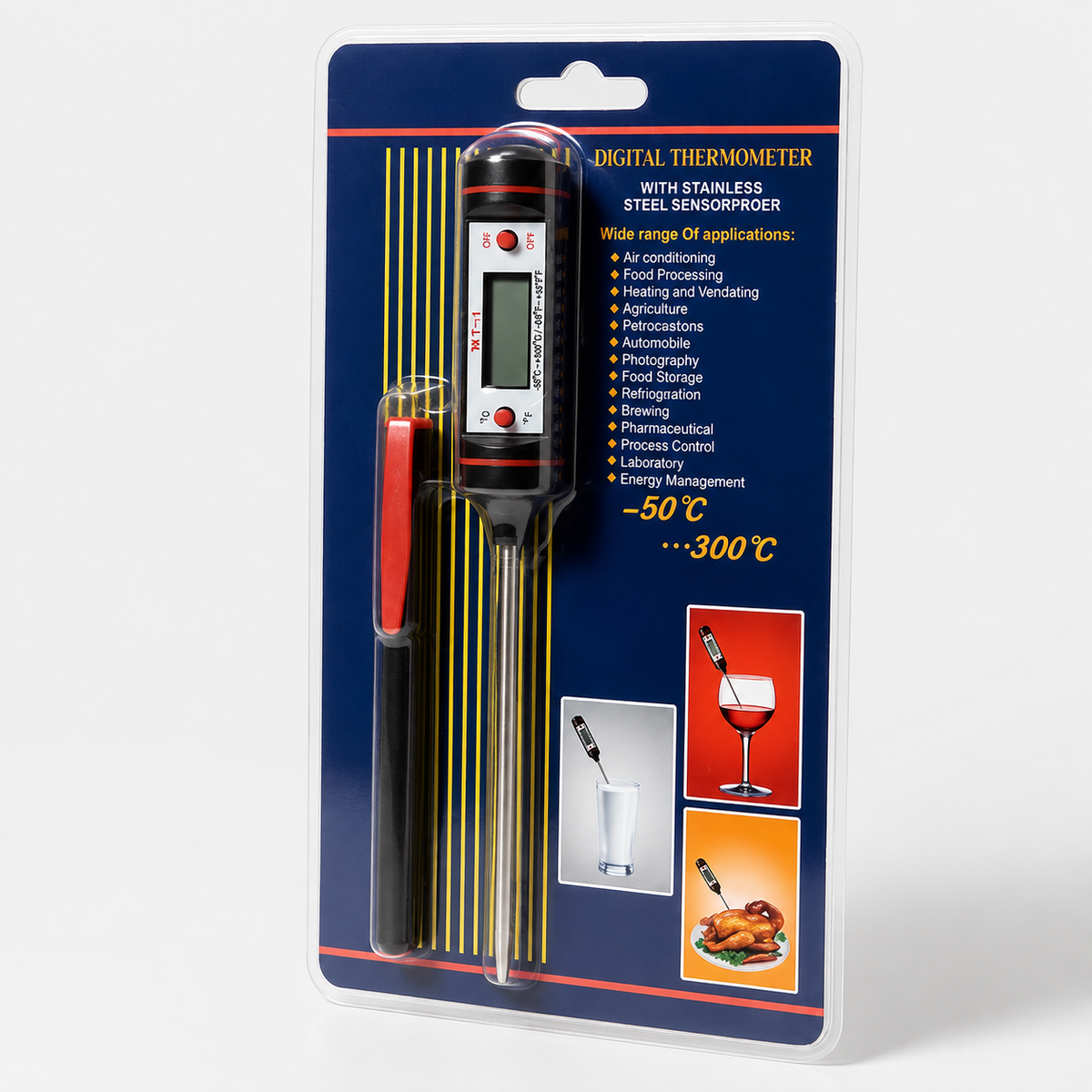 Digital Probe Thermometer – Stainless Steel Sensor ZA Chemist