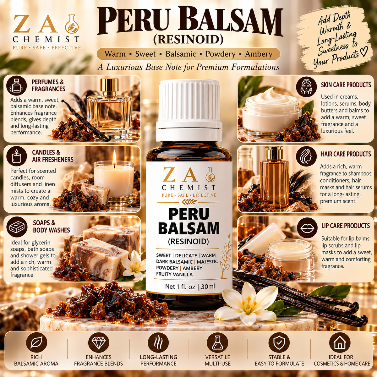 Peru Balsam Resinoid