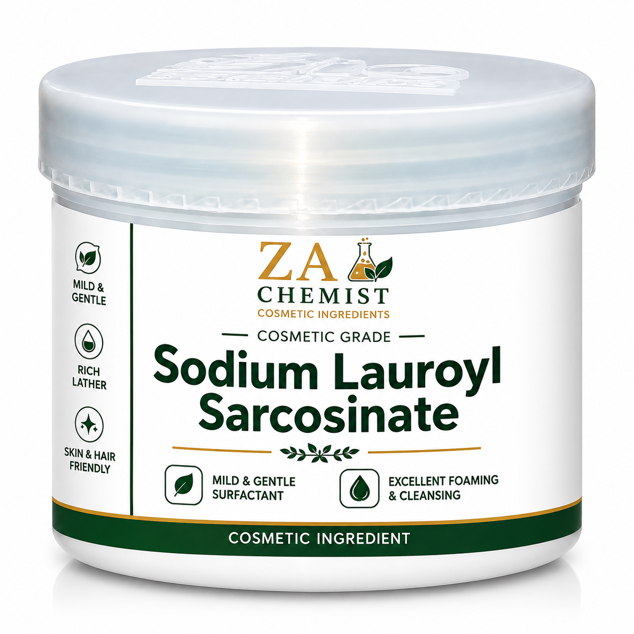 ZA Chemist Sodium Lauroyl Sarcosinate – Cosmetic Grade