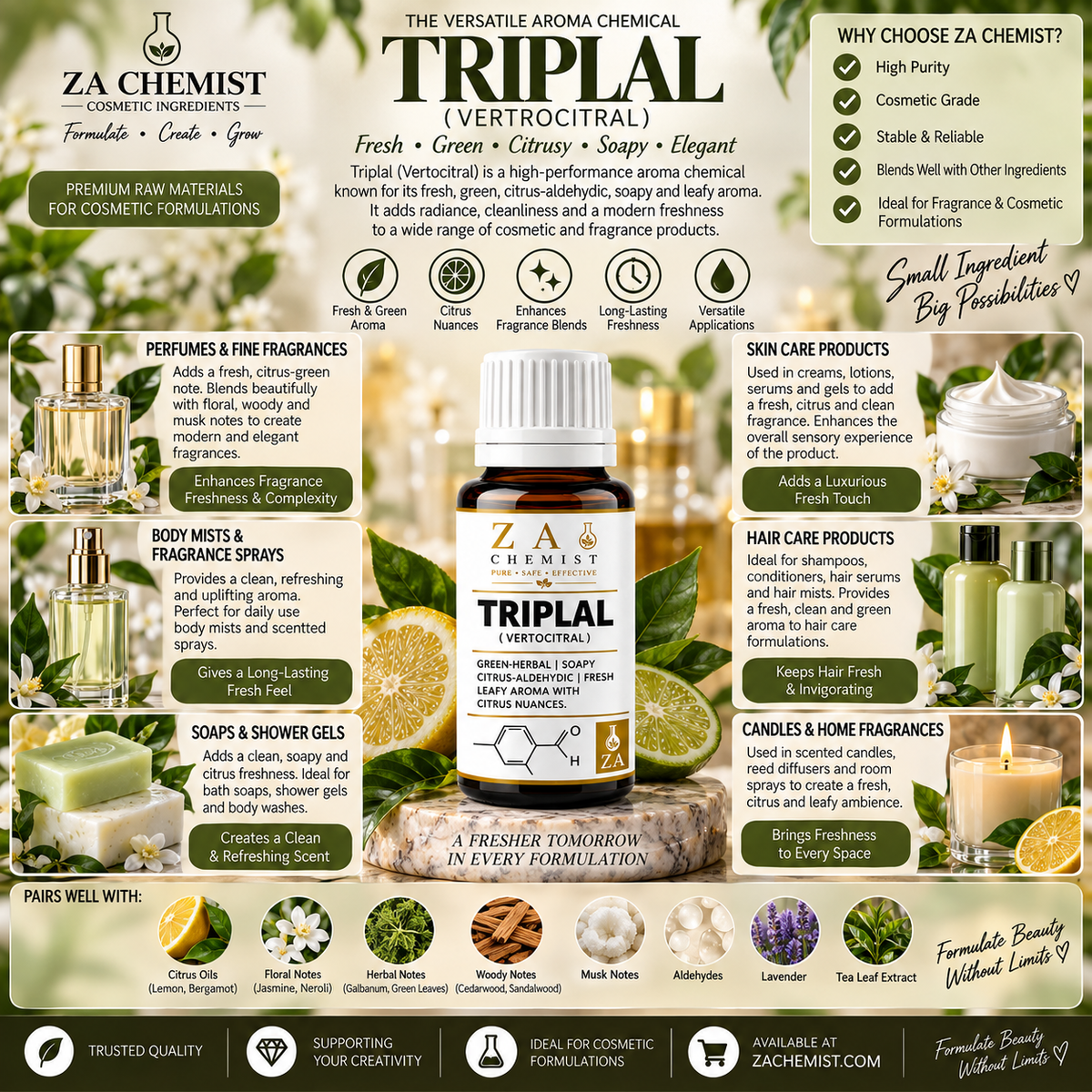 Triplal (Vertocitral) – Aroma Chemical