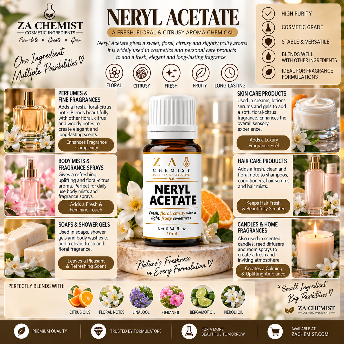 Neryl Acetate – Aroma Chemical