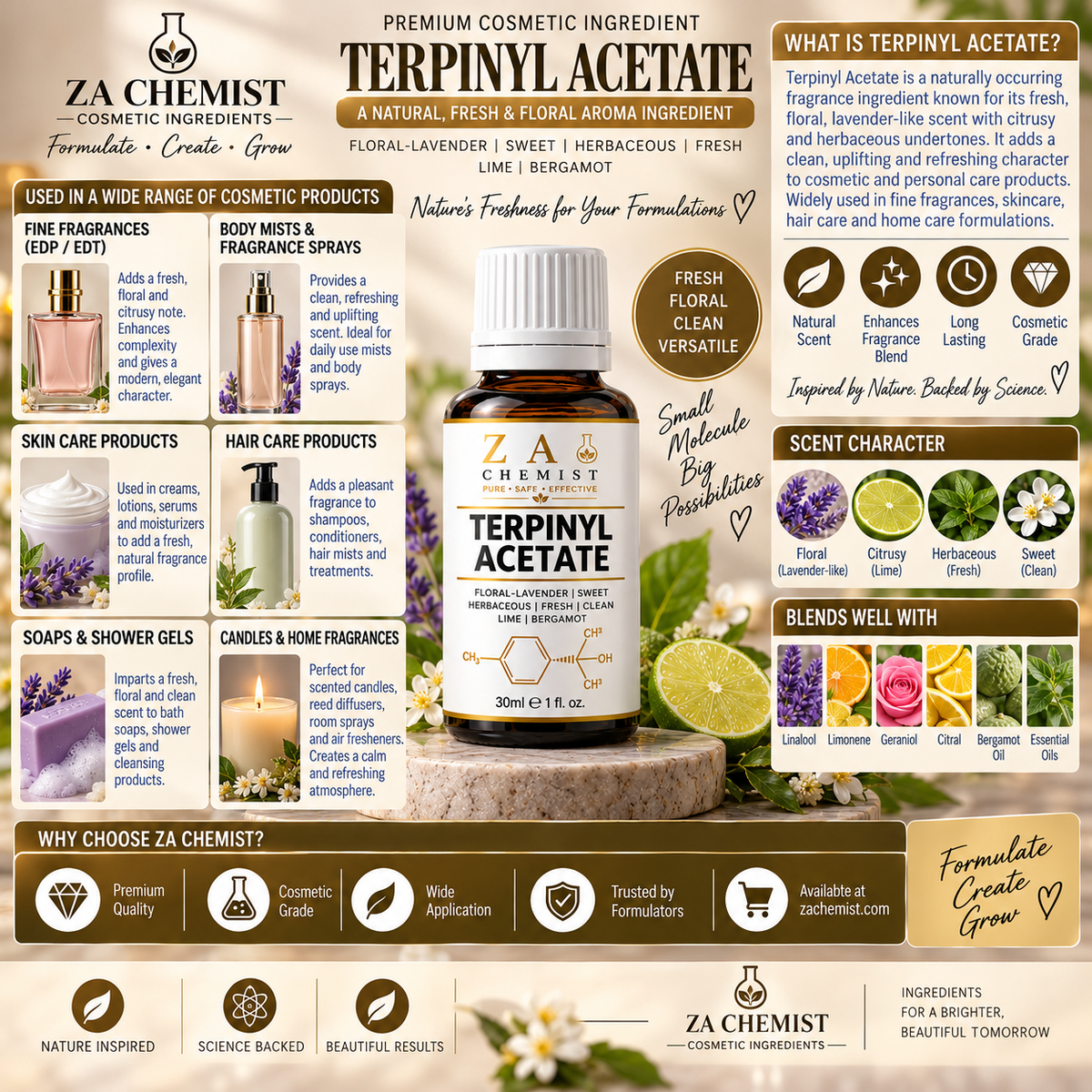Terpinyl Acetate – Aroma Chemical