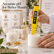 ZA Chemist Digital pH Meter Pen – pH Tester for Cosmetic Formulation