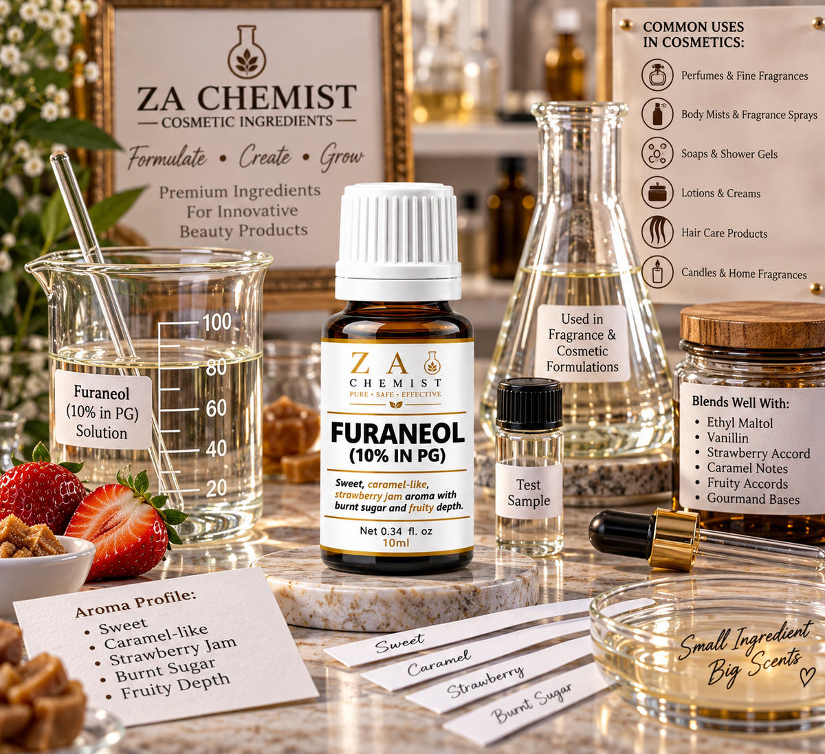 Furaneol 10% in PG – Aroma Chemical