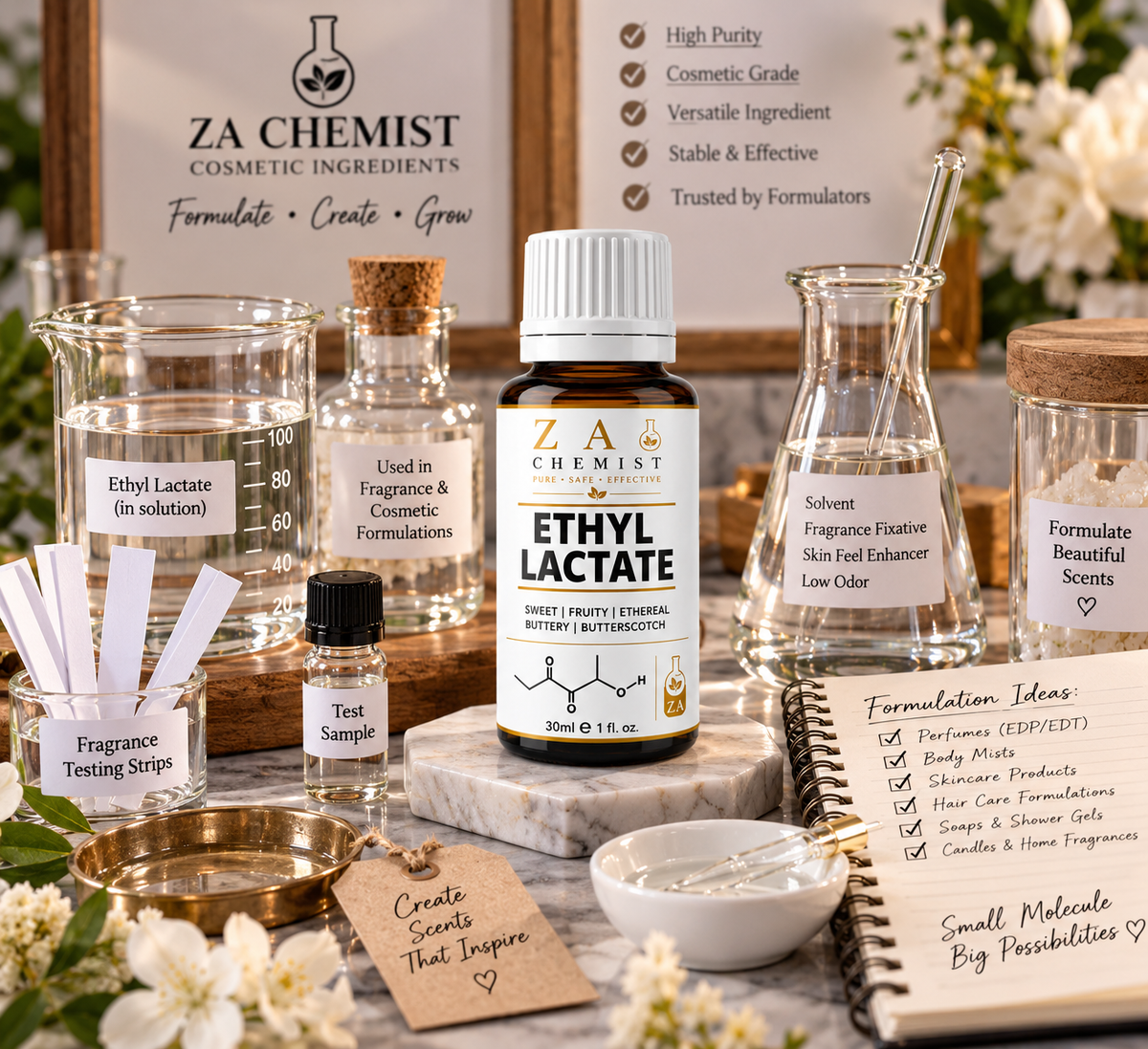 Ethyl Lactate – Aroma & Formulation Chemical