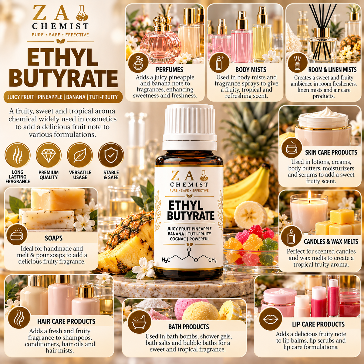 ZA CHEMIST Ethyl Butyrate
