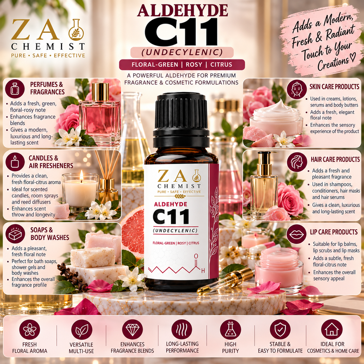 ZA CHEMIST Aldehyde C11 (Undecylenic)